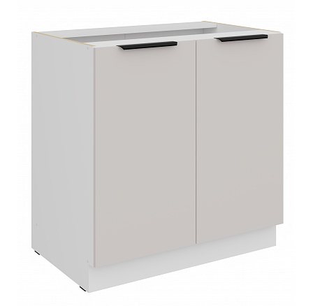 Dolní skříňka COMBO - 80 D 2F BB, Bílá/Kašmír Dolní skříňka COMBO - 80 D 2F BB, Bílá/Kašmír