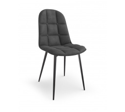 Jídelní židle K417, šedá Velvet