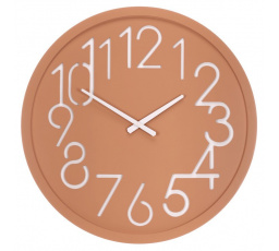 Hodiny nástěnné - pr. 60 cm, MDF, krémové