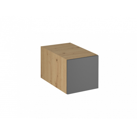 Kuchyňská horní skříňka na rozšíření Langen N40, šedá/dub artisan