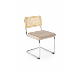 Jídelní židle K504, béžová/přírodní