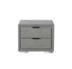 Noční stolek LEVANTER, šedý