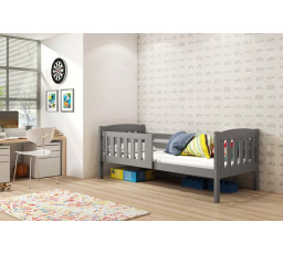 Dětská postel KUBUS 90x200 cm bez matrace, Grafit