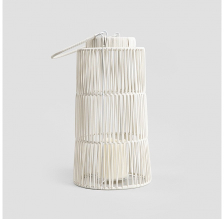 Zahradní lucerna MODERN HAMPTONS s LED svíčkou 20.5x38 cm 741982