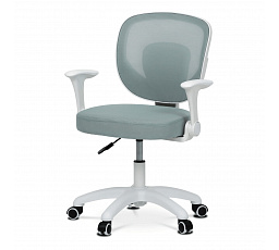 Dětská židle, výškově nastavitelná, zelená síťovina, KA-K1062 GRN