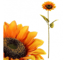 Slunečnice - umělá řezaná květina, barva přírodní