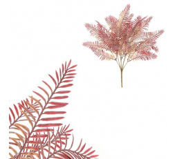 Kapradí - umělý trs, barva červená