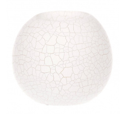 Svícen keramický bílý