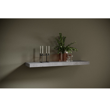 Závěsná police ANDREA 100x26 Beton