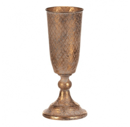 Kalich kovový - úzký, barva zlatá Kalich kovový - úzký, barva zlatá