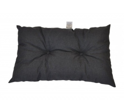 Sedák obdélník tmavě šedý melír