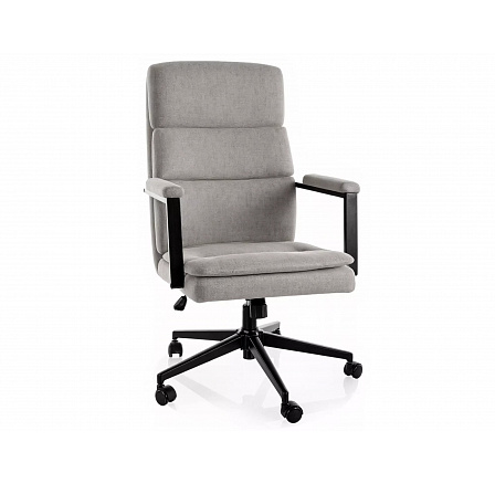 OTOČNÉ KŘESLO Q-090 ŠEDÉ TAP. 261