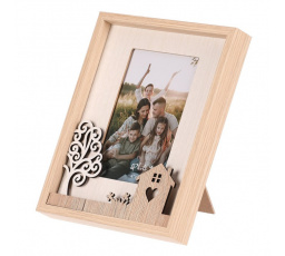 Fotorámeček - pro rozměr 10 x 15 cm, MDF, rodina