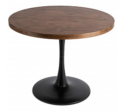 Stůl LINO 100 cm Dub Rustikální/Černý