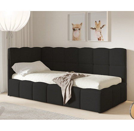 Postel TUNIS 200 x 90, vysoký bok, Kronos 7, Levá