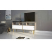 TV komoda RUBY, Hickory/Bílá