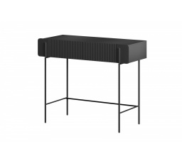 MALMI Toaletní stolek 100 2SZ - černý / černé nohy