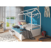 Postel domek s matracemi JONASZEK 180x80 Dub