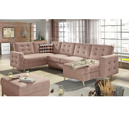 Sedací souprava ve tvaru U ASGARD, Omega 91 / Zigzag 60 