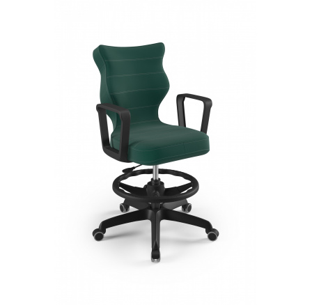 Kancelářské křeslo NORM, černá Velvet 05 velikost 6 WK+P