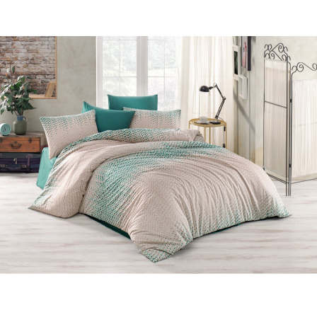 Povlečení francouzské bavlna 220x220,70x90 Gradace green Povlečení francouzské bavlna 220x220,70x90 Gradace green