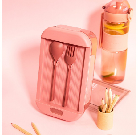 Lunchbox KLODI s příborem burgundy 0.54 l 858920