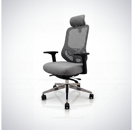 Ergonomická kancelářská židle s tmavě šedou síťovinou AXIS