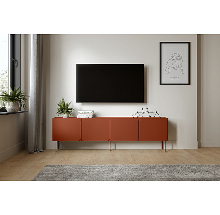 TV komoda RAFAEL 200 4D, Brick Red TV komoda RAFAEL 200 4D, Brick Red