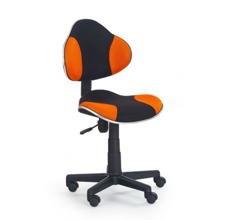 Židle QZY-G2 černo-oranžová