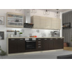 Kuchyňská dolní skříňka CHRISTO 40D-4S-BB, Dub ferrara/Legno tmavé