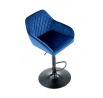 Barová židle H103, modrý Velvet