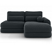 Ripeli Corner Sofa Bed with Storage, Dark Green Velvet, Right-Hand Facing Modullo 35 180x128 Right 1