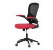 Kancelářská židle, houpací mechanismus, červená, KA-V317 RED