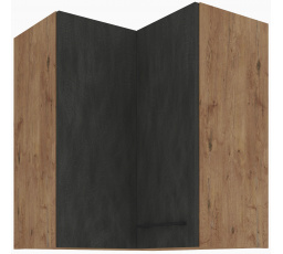 Horní rohová skřínka VEGAS - 60x60 GN-72 2F (90°), Dub Lancelot / Matera
