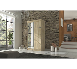 Šatní skříň GILTON 120, Sonoma/Sonoma