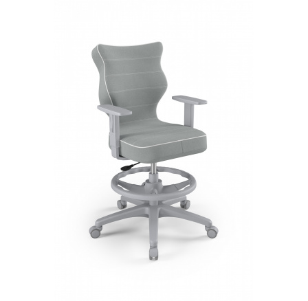 Kancelářské křeslo DUO , šedá Jasmine 03 velikost 5 WK+P
