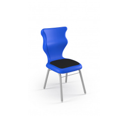Židle Classic Soft velikost 4, sedák modrý/opěradlo šedé