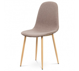Jídelní židle, béžová, látka, CT-391 CAP2