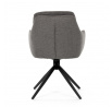 Jídelní židle, šedá, látka, DCH-P3174 GREY2