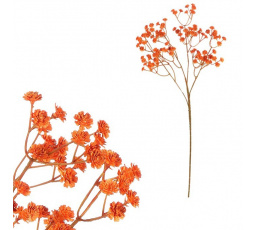 Gypsophila - umělá větev, oranžové květy