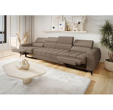 POHOVKA PORTO IV RELAX 331 CM PŘÍRODNÍ KŮŽE