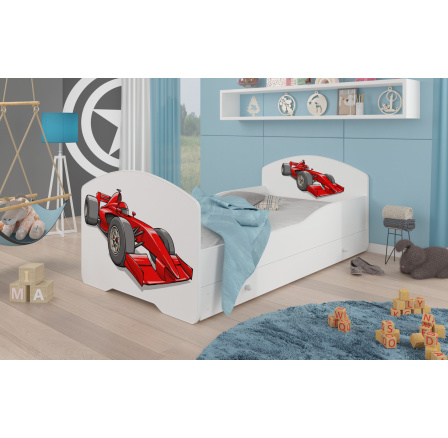 Postel s matrací a šuplíkem PEPE FORMULA 160x80 Bílá