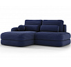 Ripeli Corner Sofa Bed with Storage, Dark Blue Velvet, Left-Hand Facing Modullo 40 180x128 Left 1