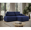 Ripeli Corner Sofa Bed with Storage, Dark Blue Velvet, Right-Hand Facing Modullo 40 180x128 Right 1