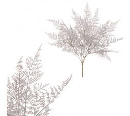 Kapradí - umělý trs, světle šedý