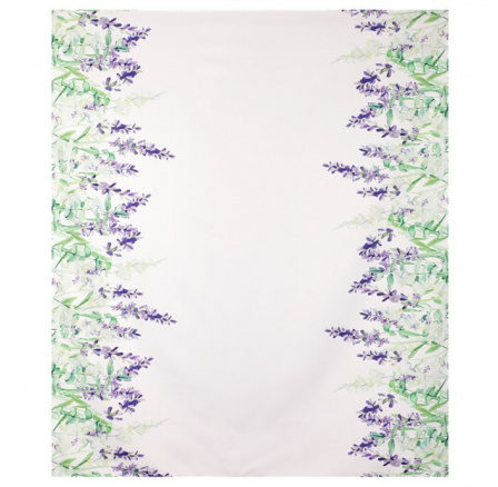 Ubrus s motivem levandule, 130x160 cm,100 % polyester.