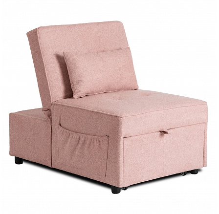 Rozkládací Křeslo IBERIS 67 cm na Spaní Růžové