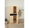 Botník SIMPLICITY 210, Jackson hickory/Černý mat