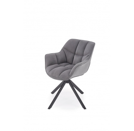 K610 židle šedá (1p=2ks)