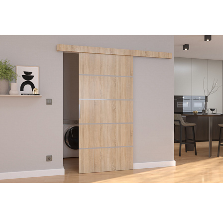 Posuvné dveře na stěnu BIELLA 96 Sonoma